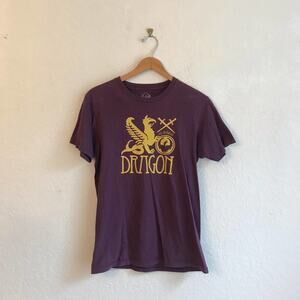 Dragon Alliance M est. MCMxclll sword emblem purple yellow